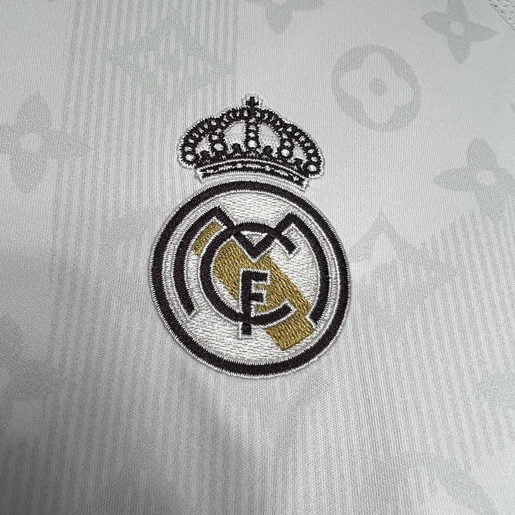 2024-2025 Real Madrid x Louis Vuitton Speciale Jersey - Wit