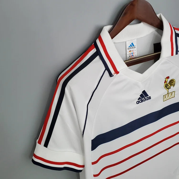 1998 Frankreich Weltmeisterschaft Retro Auswärts Trikot
