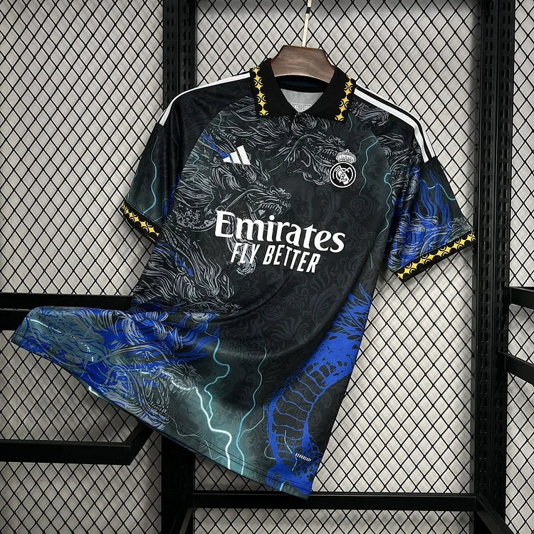 2024-2025 Real Madrid Draak Speciale Jersey - Zwart