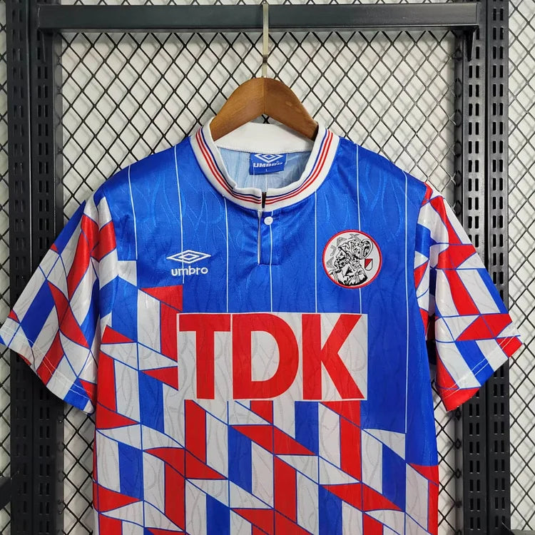 Ajax 1989-1990 Maglia Retrò Trasferta