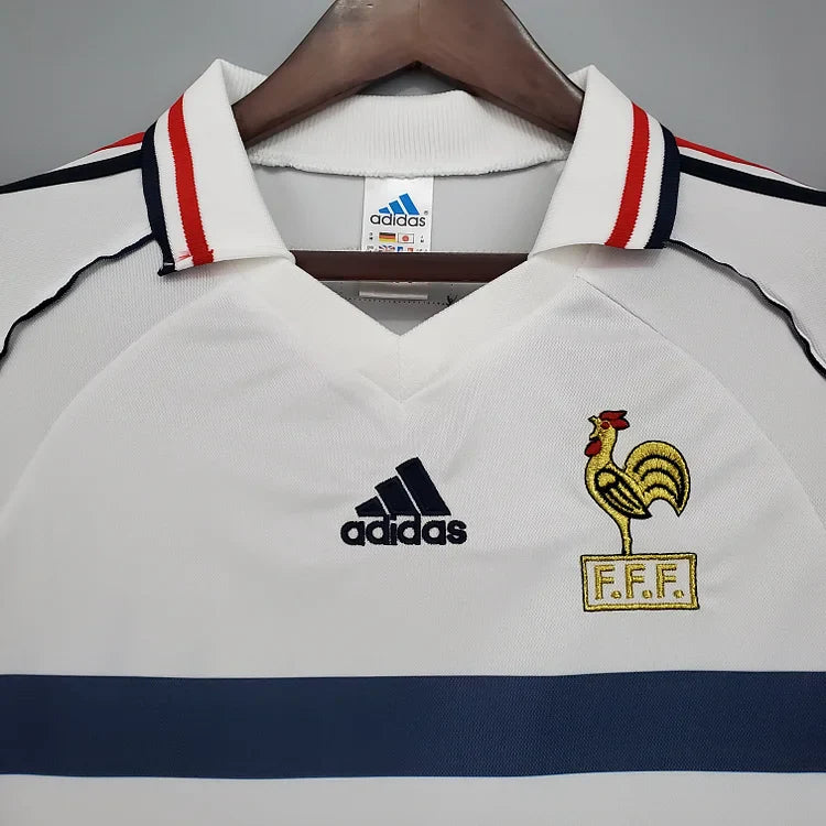 1998 Frankreich Weltmeisterschaft Retro Auswärts Trikot