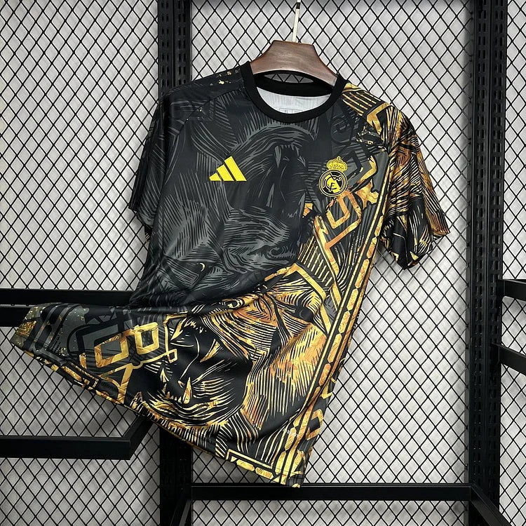 2024-2025 Real Madrid Tijger Speciale Jersey - Zwart
