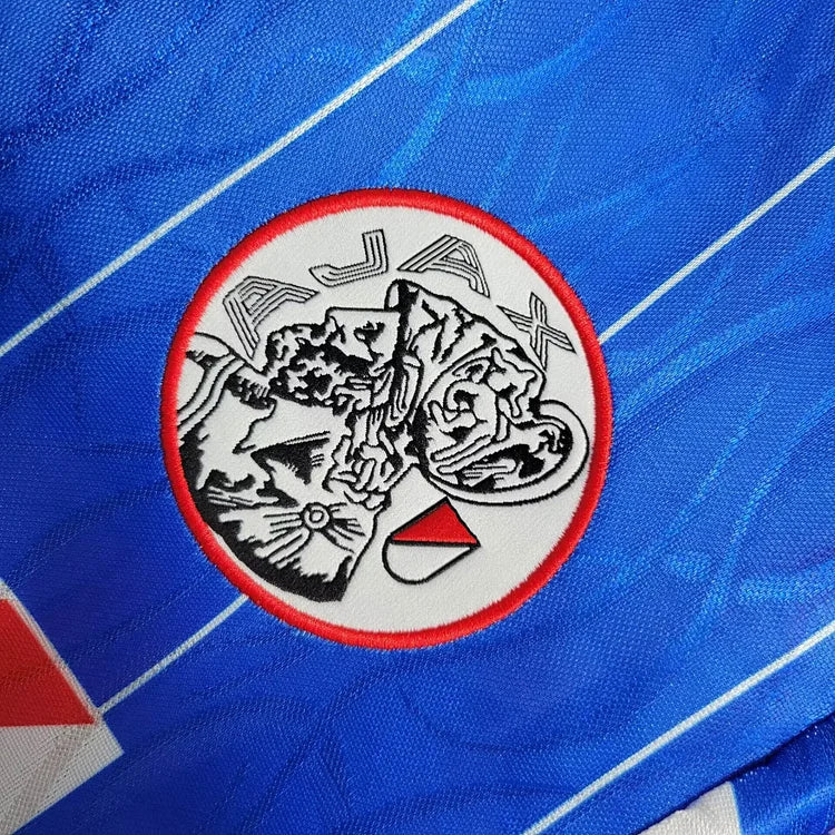 Ajax 1989-1990 Maglia Retrò Trasferta