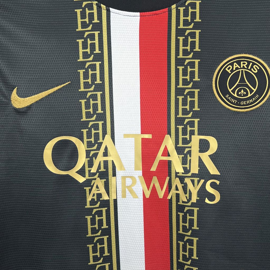 2025/2026 PSG Paris Saint Germain Zwart Concept Shirt