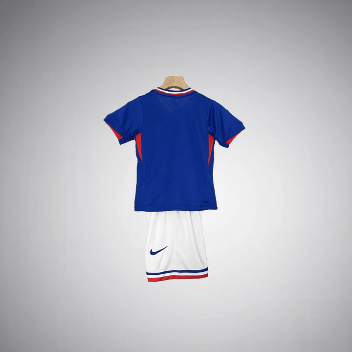 Frankreich 2024 Heim Kinder Fußballtrikot