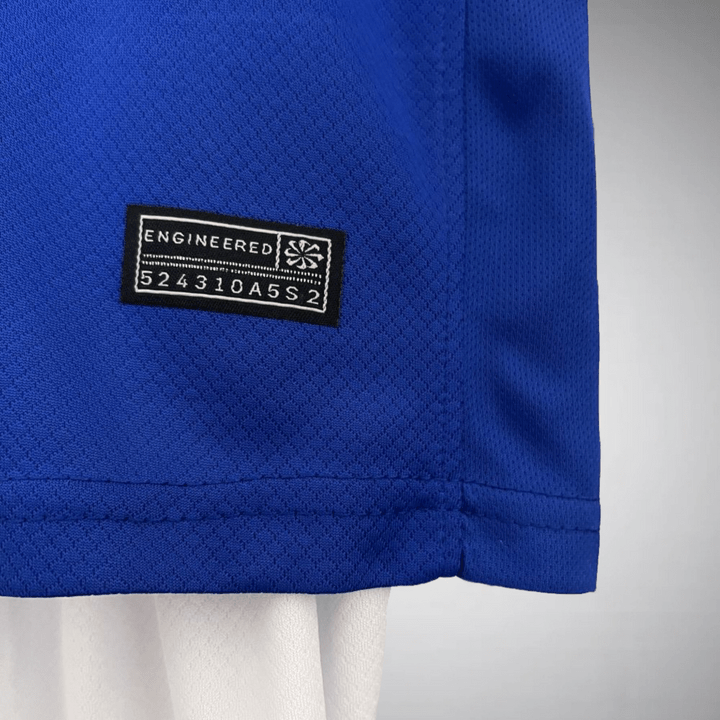 Frankreich 2024 Heim Kinder Fußballtrikot