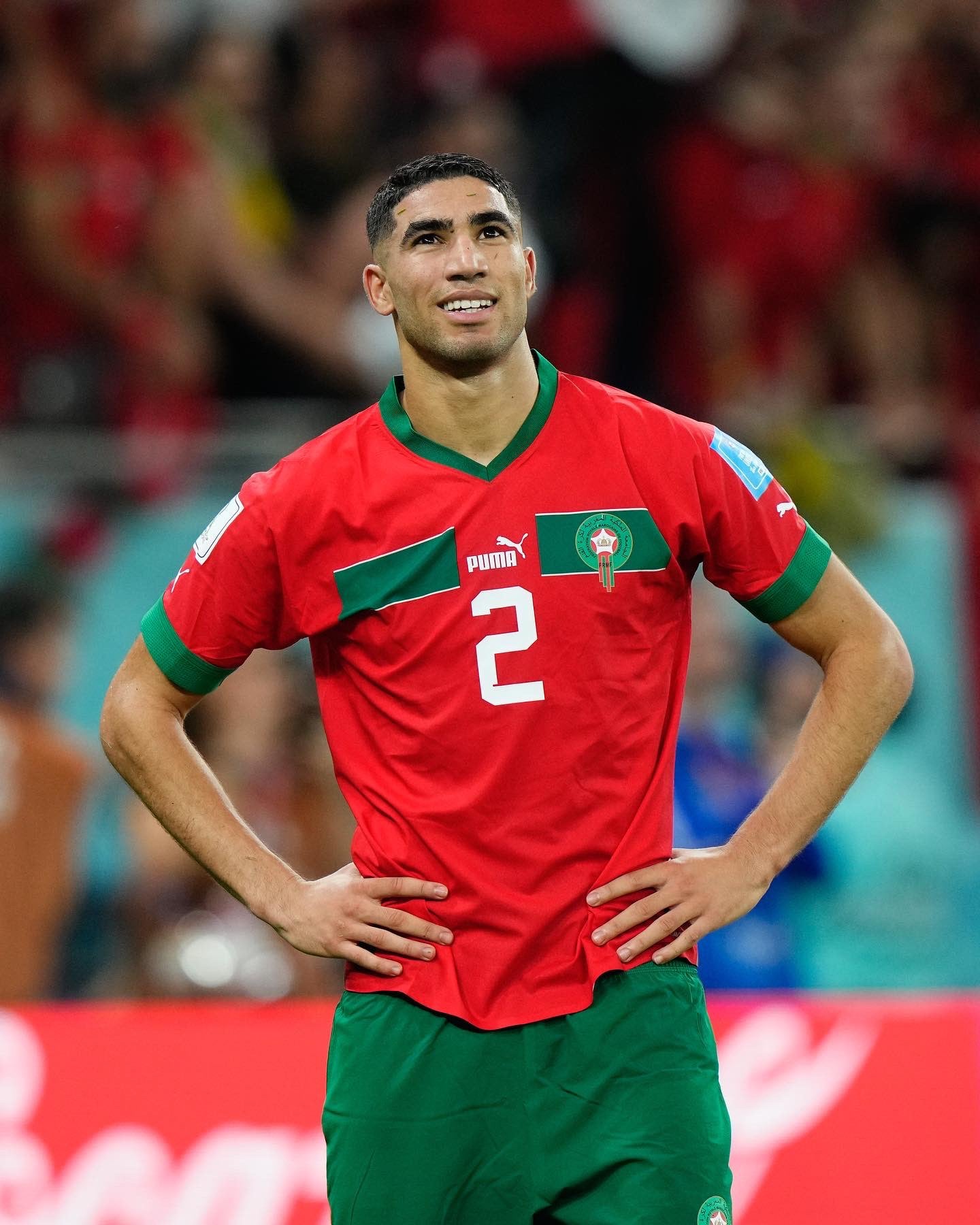 Maglia Casa Marocco Coppa del Mondo Hakimi 2022
