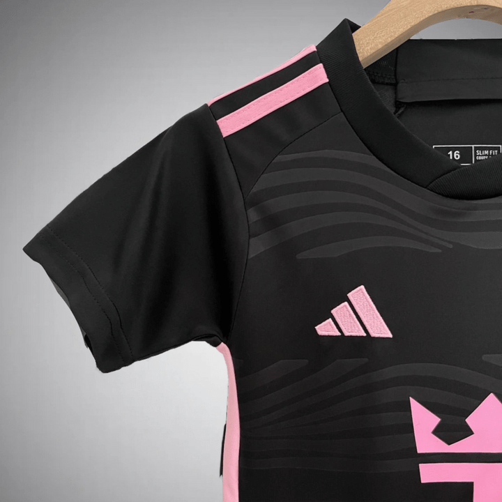 Maglia da calcio per bambini Messi - Inter Miami 2024/25 Trasferta Nera