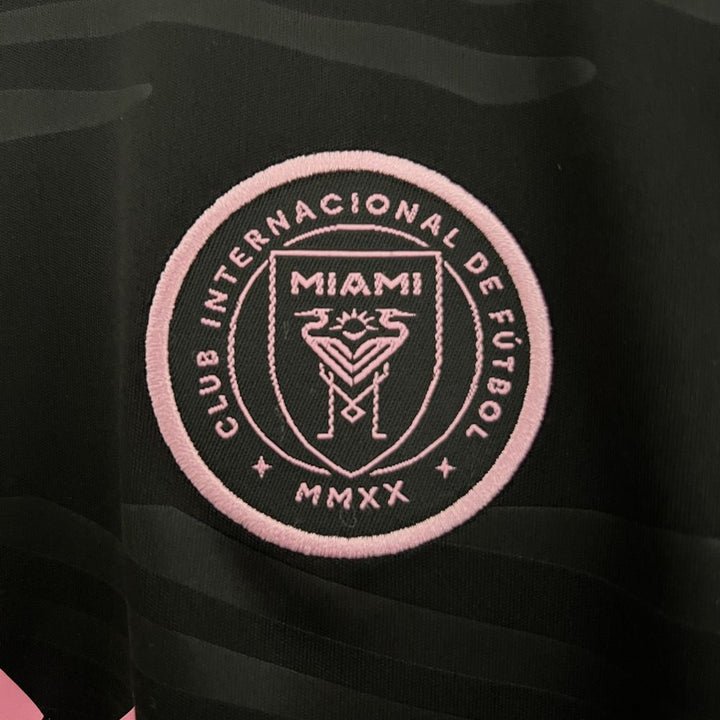 Maglia da calcio per bambini Messi - Inter Miami 2024/25 Trasferta Nera