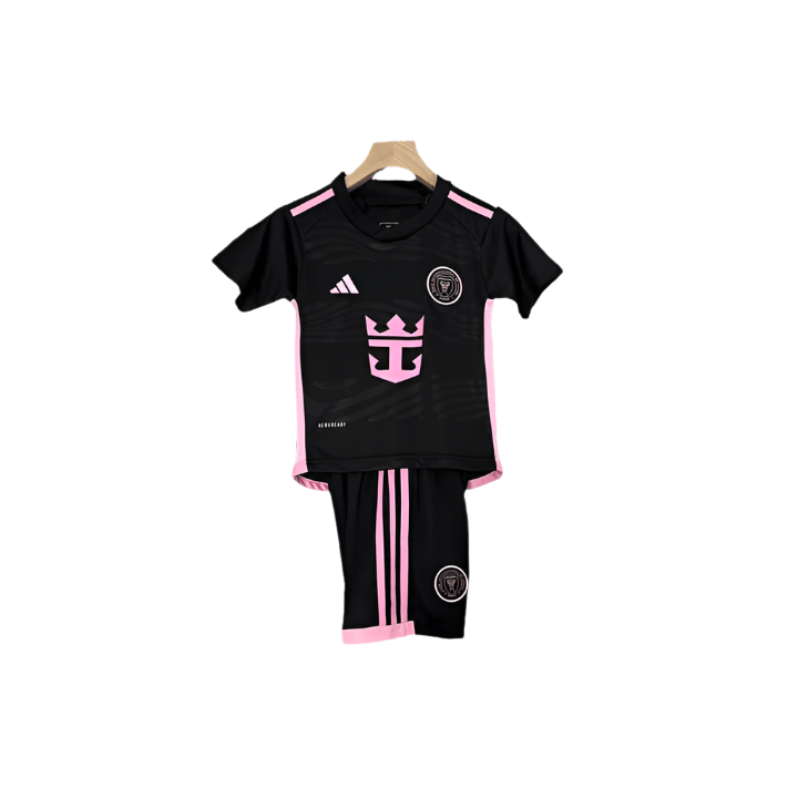 Maglia da calcio per bambini Messi - Inter Miami 2024/25 Trasferta Nera
