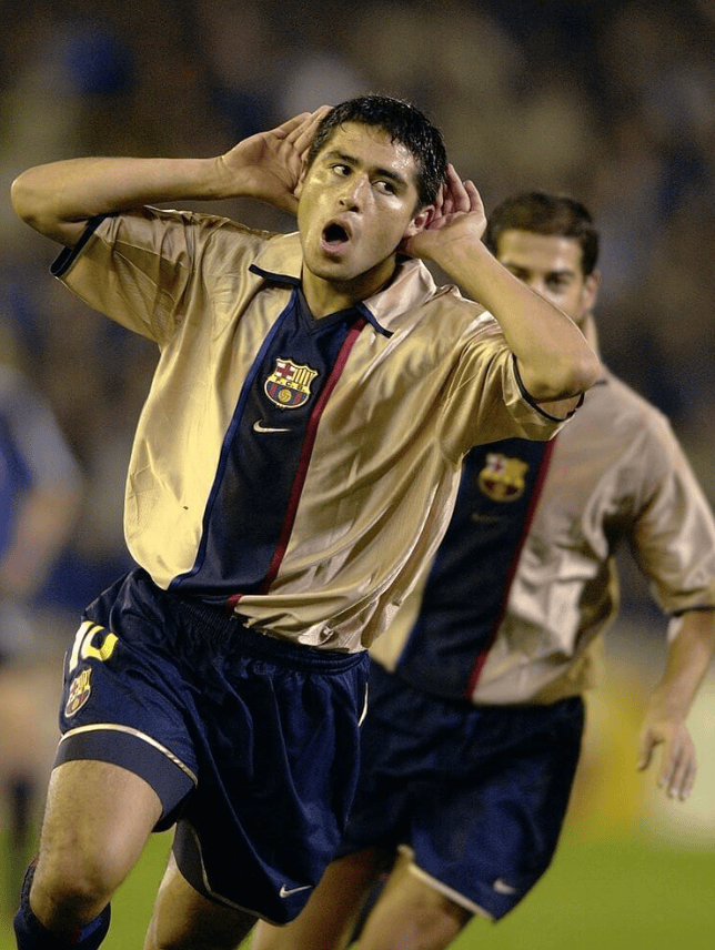 Maglia da calcio retrò away Barcellona 2002 2003