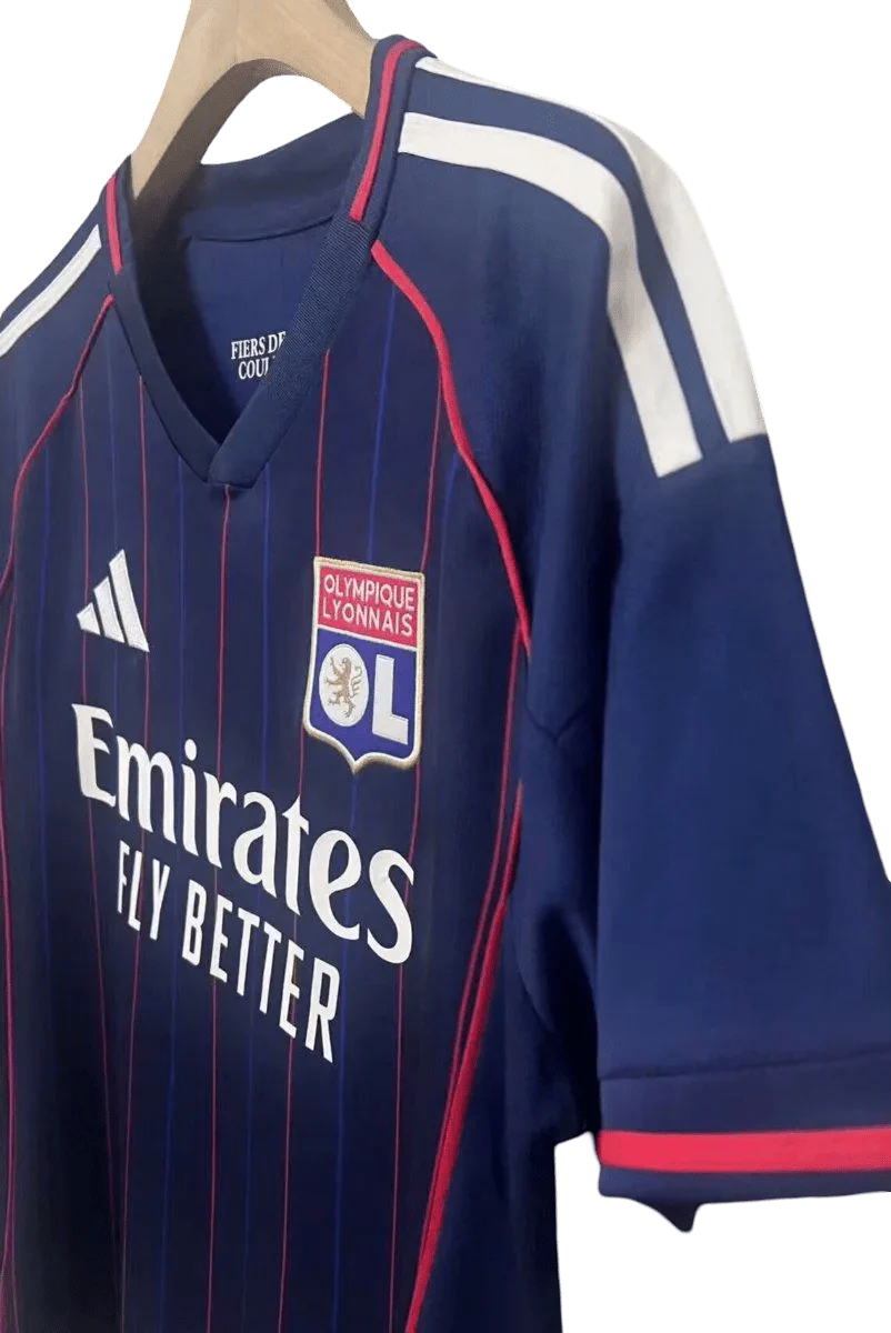 2025/26 Olympique Lyonnais Lyon Away Football Jersey