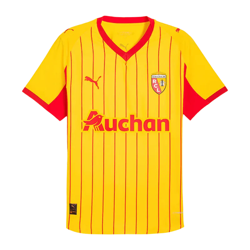 Maglia da calcio gialla da casa Rc Lens 2025/26