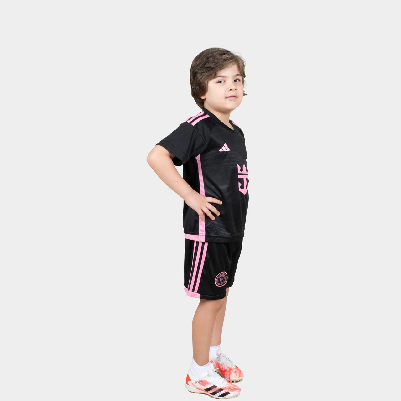Maglia da calcio per bambini Messi - Inter Miami 2024/25 Trasferta Nera