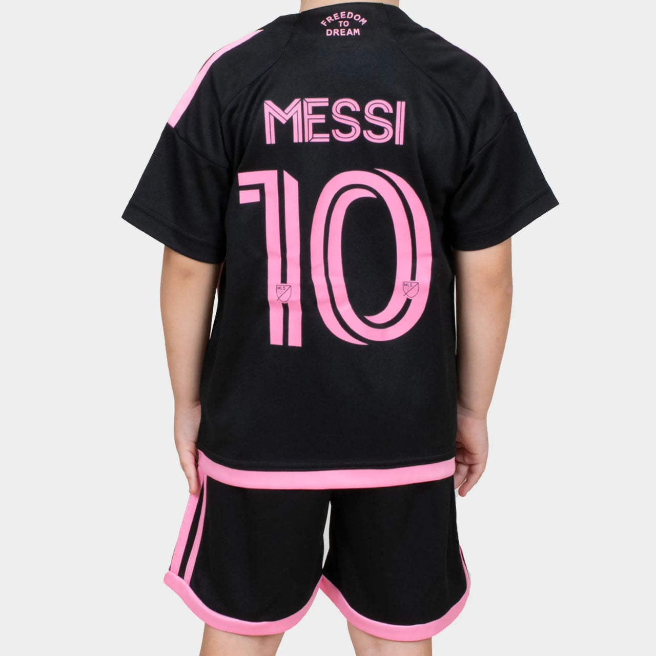 Maglia da calcio per bambini Messi - Inter Miami 2024/25 Trasferta Nera