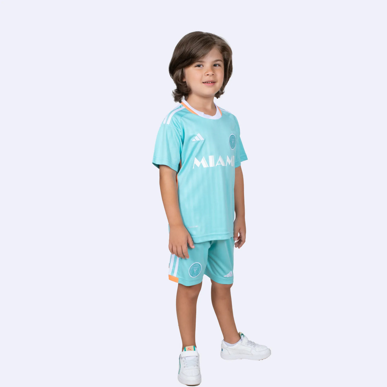 Maglia da calcio per bambini Messi - Inter Miami 2024/25 Acqua