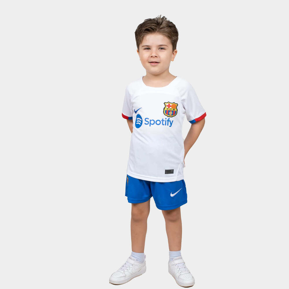 Camiseta de fútbol infantil del FC Barcelona 23-24 de visitante