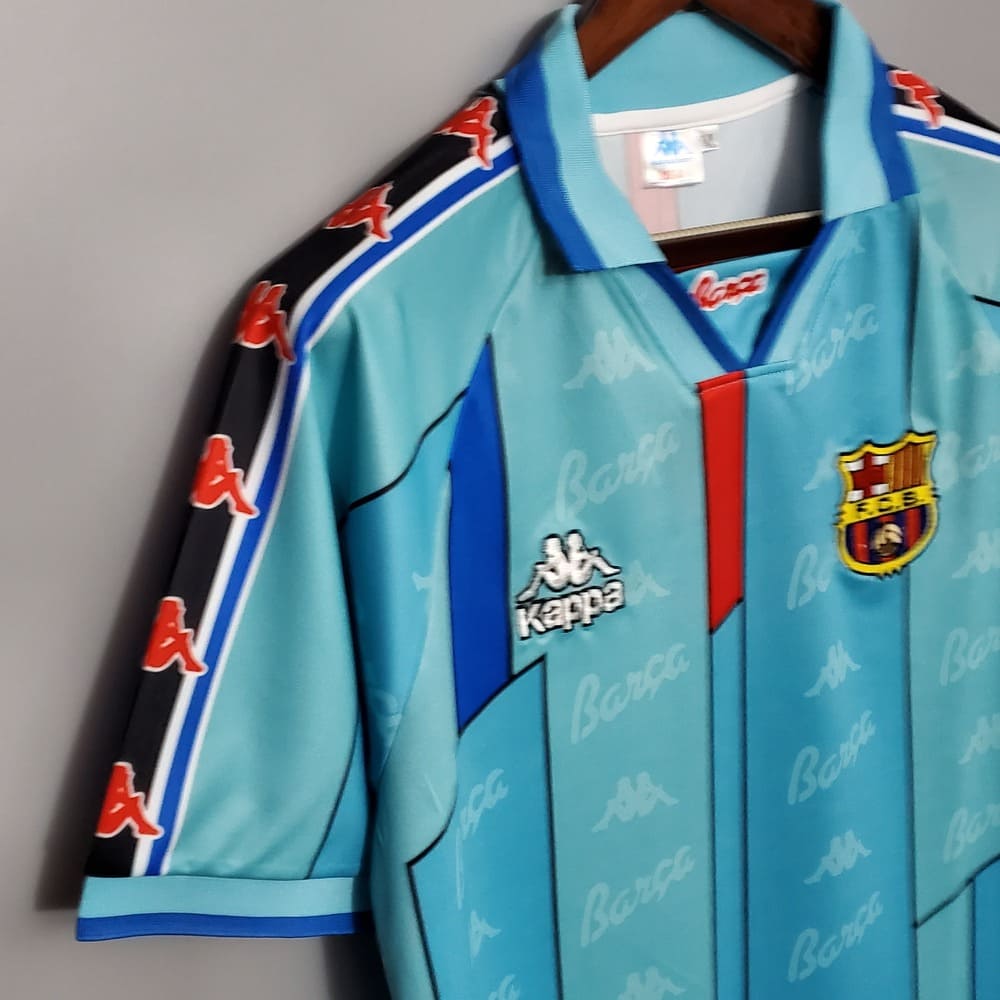 Maillot de football rétro Barcelone 1996 Extérieur