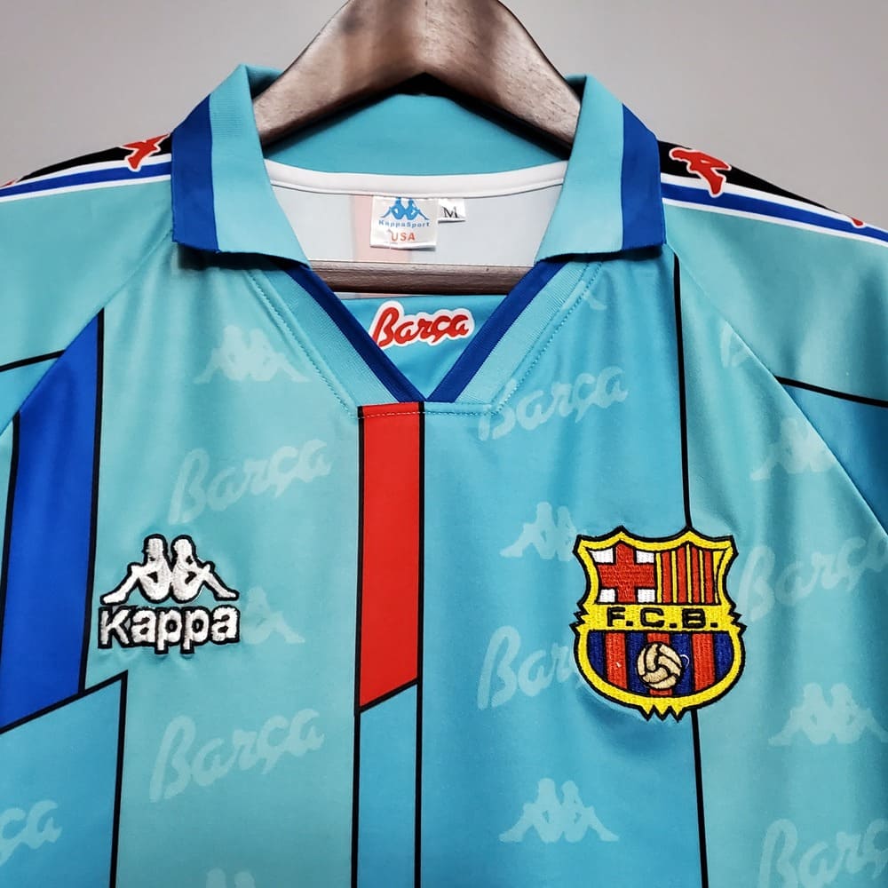 Maillot de football rétro Barcelone 1996 Extérieur