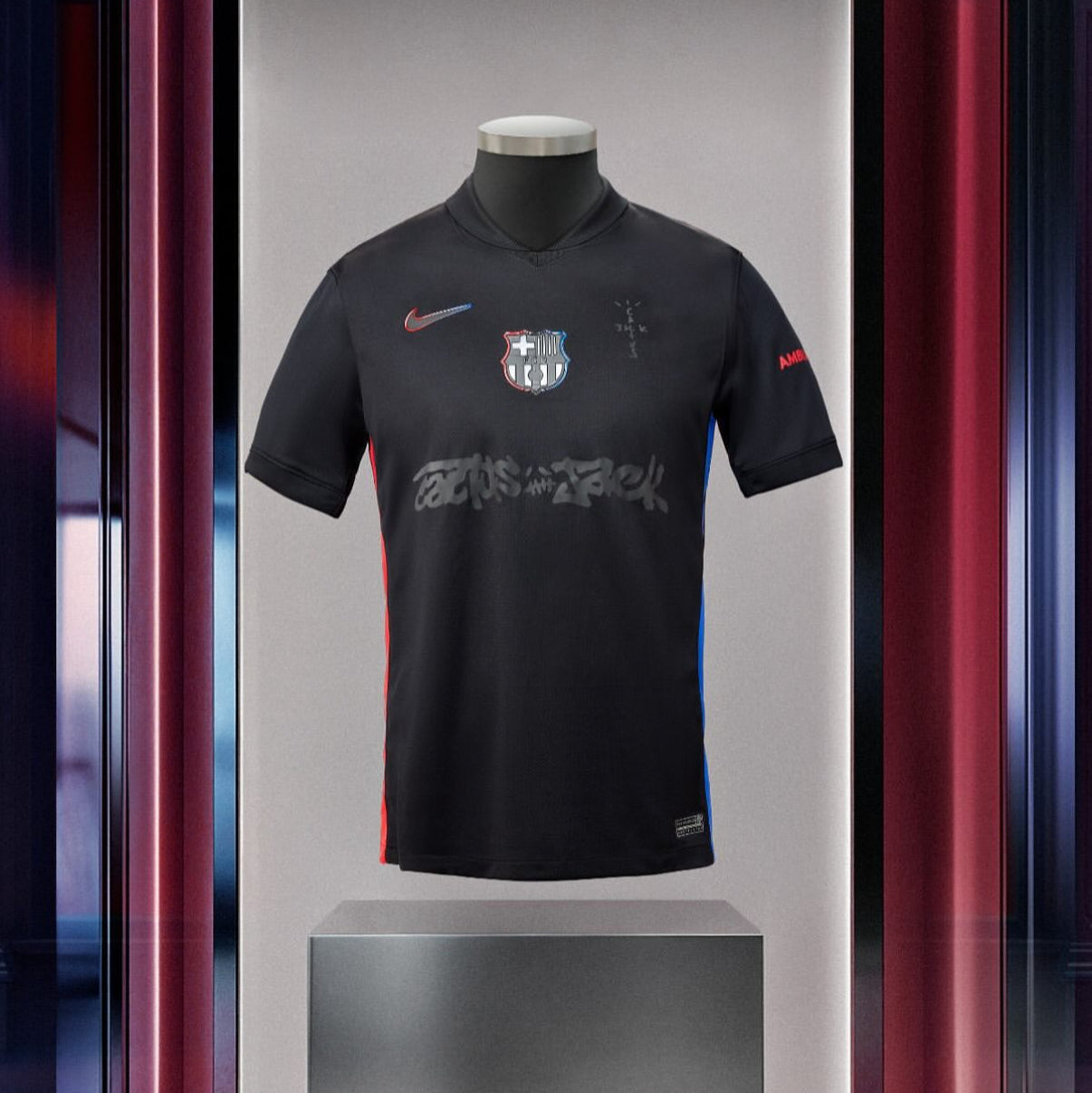 Maglia da calcio FC Barcelona X Travis Scott - El Clásico Away